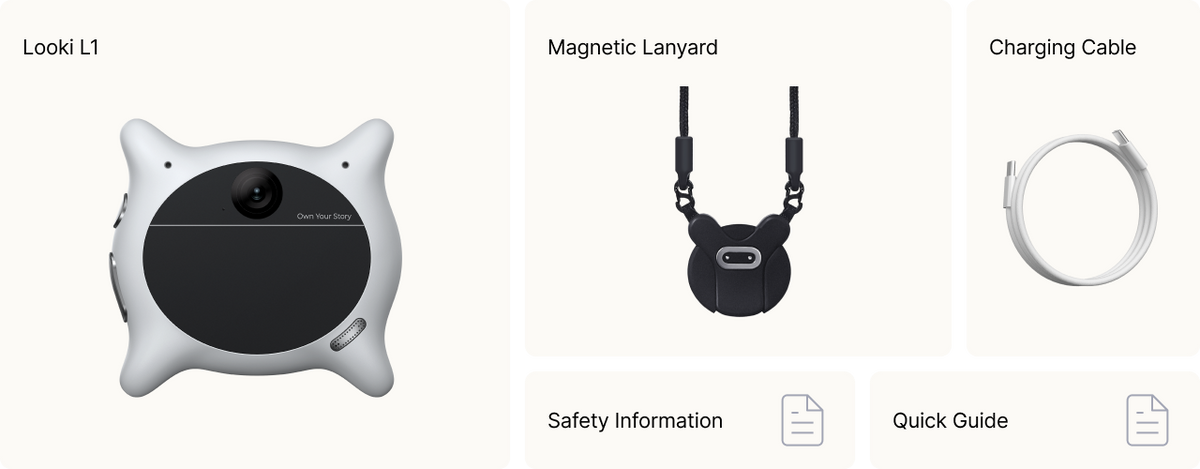 Looki L1 AI Wearable Camera | Hands-Free Life Capture – Looki Tech Limited